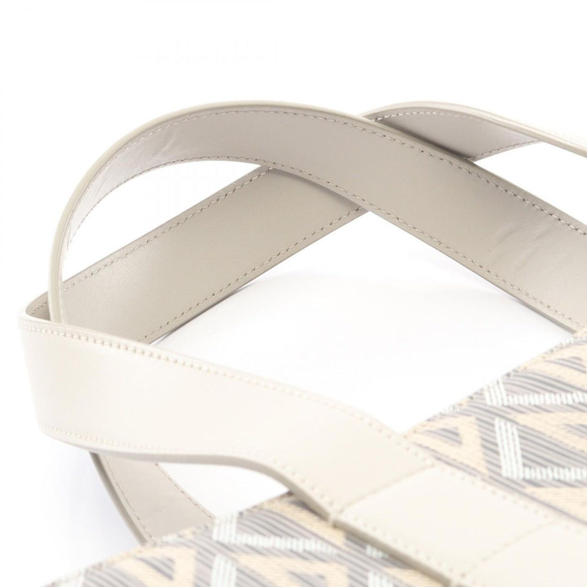 Dior Tote CD Diamond Color Gray Canvas Leather — view 7