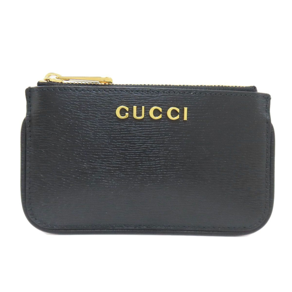 Gucci Script Coin Case Leather