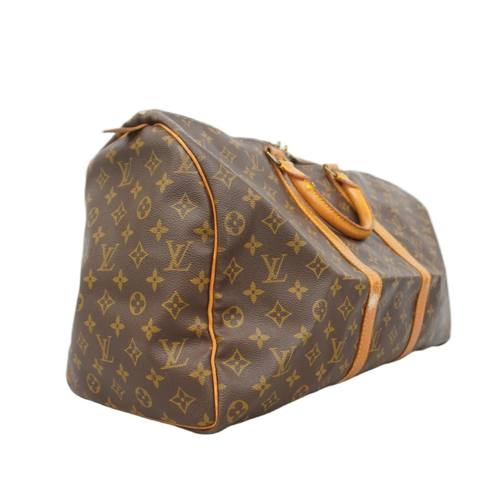 Louis Vuitton Boston Bag Monogram Keepall 45 Brown — view 2