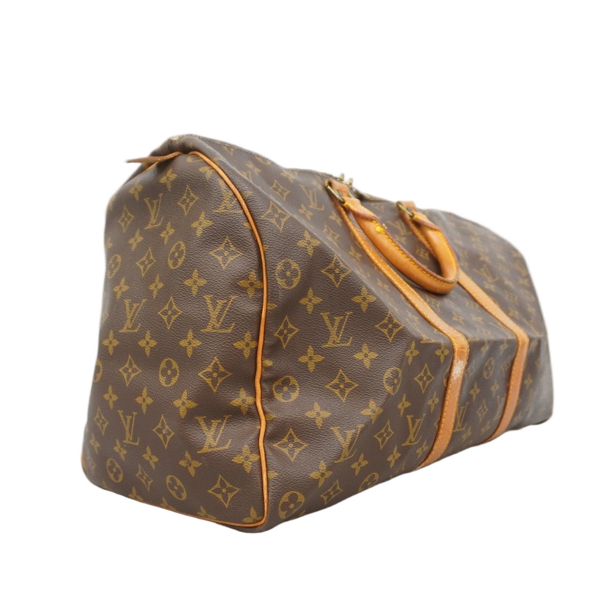 Louis Vuitton Boston Bag Monogram Keepall 45 Brown — view 2