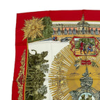Hermes Scarf Silk Carre 90 Sanssoucy Palace Red — view 2