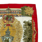 Hermes Scarf Silk Carre 90 Sanssoucy Palace Red — view 3