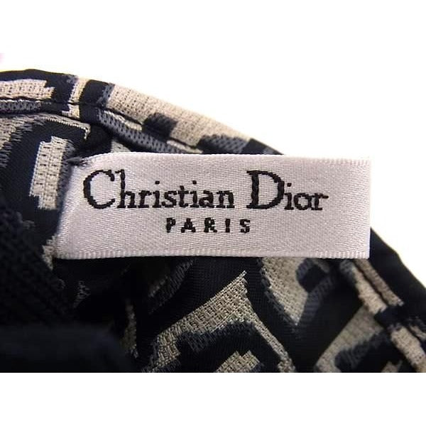Christian Dior Trotter 100% Polyester Gloves Size S Navy Av8785 — view 4