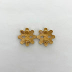 Chanel Earrings Gold Coco Mark GP — view 6