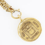 Chanel 31 rue Cambon Coin Gold Plated 108.4 g Necklace — view 4
