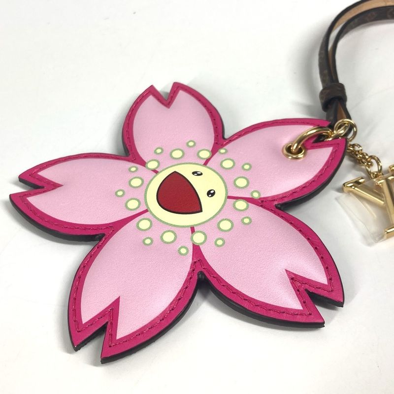 Louis Vuitton Bag Charm Cherry Blossom Monogram Canvas Brown — view 4