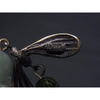 Christian Dior Bracelet Bronze And Green Metal Mistletoe — view 2