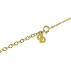 Christian Dior GP Rhinestone CD Logo Necklace Gold — view 7