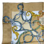 Hermes Scarf Carre 90 100% Silk L'instrvction DV Roy Imperial Science Horse — view 3