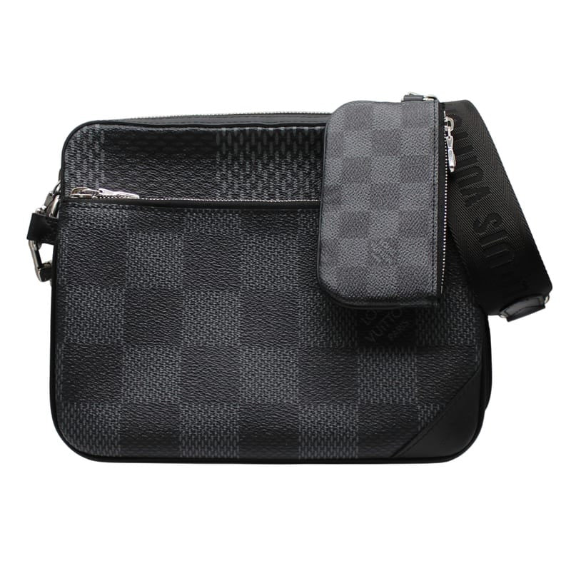 Louis Vuitton Damier Graphite Trio Messenger Shoulder Bag
