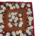 Chanel Scarf Silk Camellia Logo Red — view 4