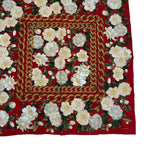 Chanel Scarf Silk Camellia Logo Red — view 6