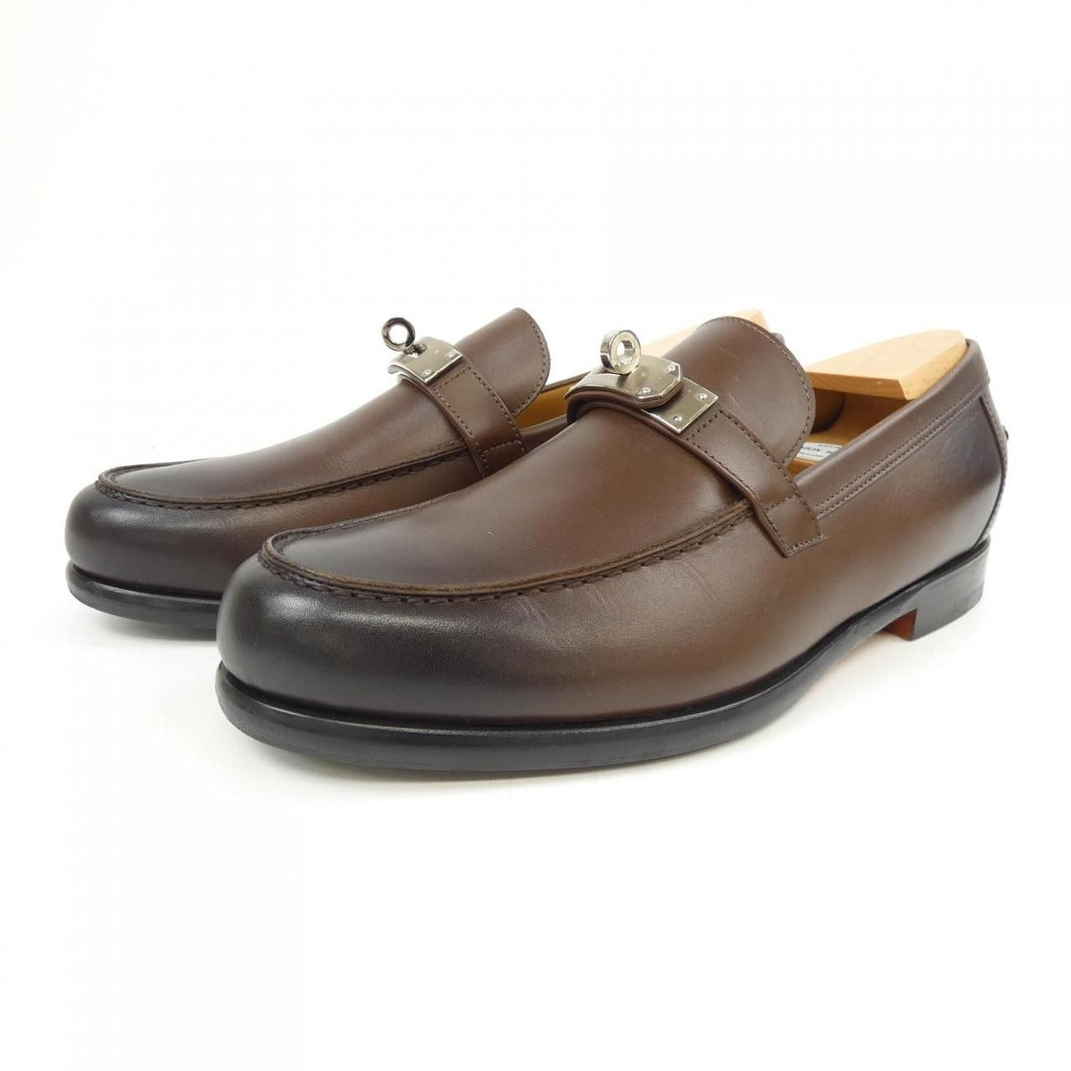 Hermes D'estaing Kelly Buckle Z Shoes — view 3