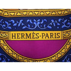 Hermes Scarf Carre 90 Multicolor 100% Silk Qalamdan — view 5