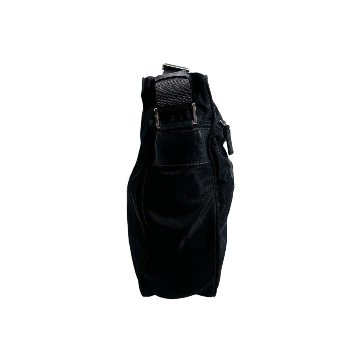 Prada Bt0168 Crossbody Body Bag Triangle Logo Shoulder Black — view 4