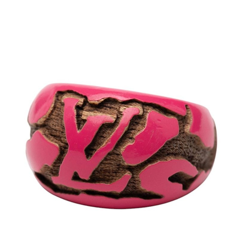 Louis Vuitton Bag Leo Monogram Ring S Pink Wood