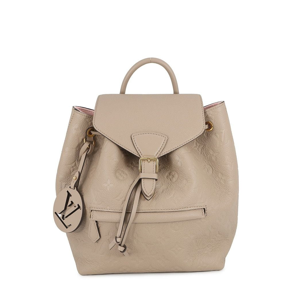 Louis Vuitton Backpack Monogram Empreinte Montsouris PM Tourterelle