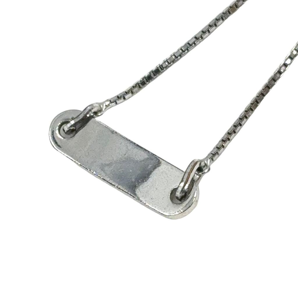 Dior Logo Plate Metal Silver Bracelet — view 2