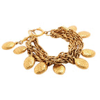 Chanel Bracelet Vintage Logo Gold Plated — view 2