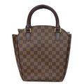 Louis Vuitton Handbag Sariasau Damier Ebene Brown Gold Hardware