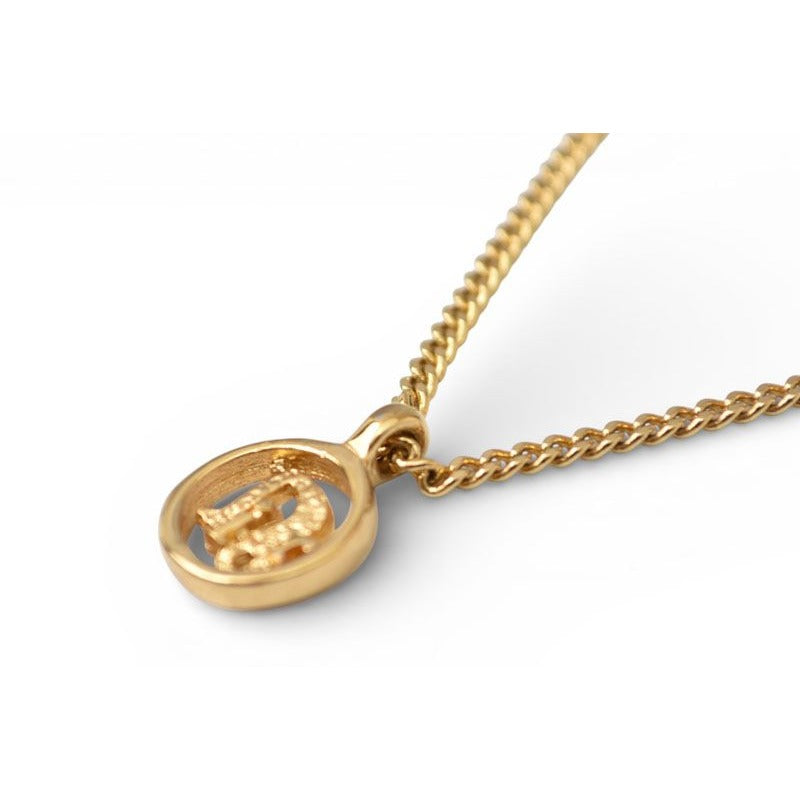 Christian Dior Necklace Vintage Logo Circle — view 4