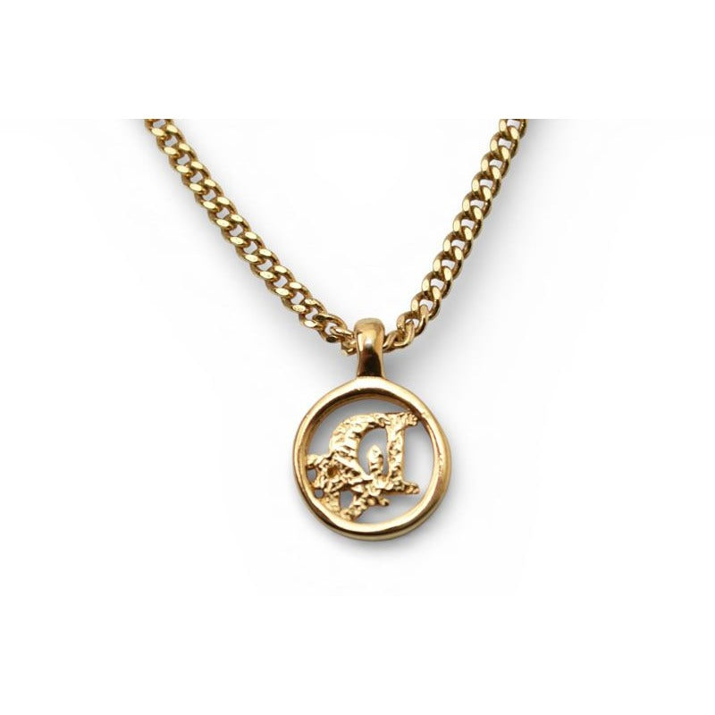 Christian Dior Necklace Vintage Logo Circle — view 6