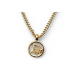 Christian Dior Necklace Vintage Logo Circle
