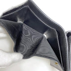 Christian Dior Trifold Wallet Black Saddle — view 6