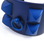 Hermes Collierd Chien Studded Bracelet Bangle Accessory Blue — view 6
