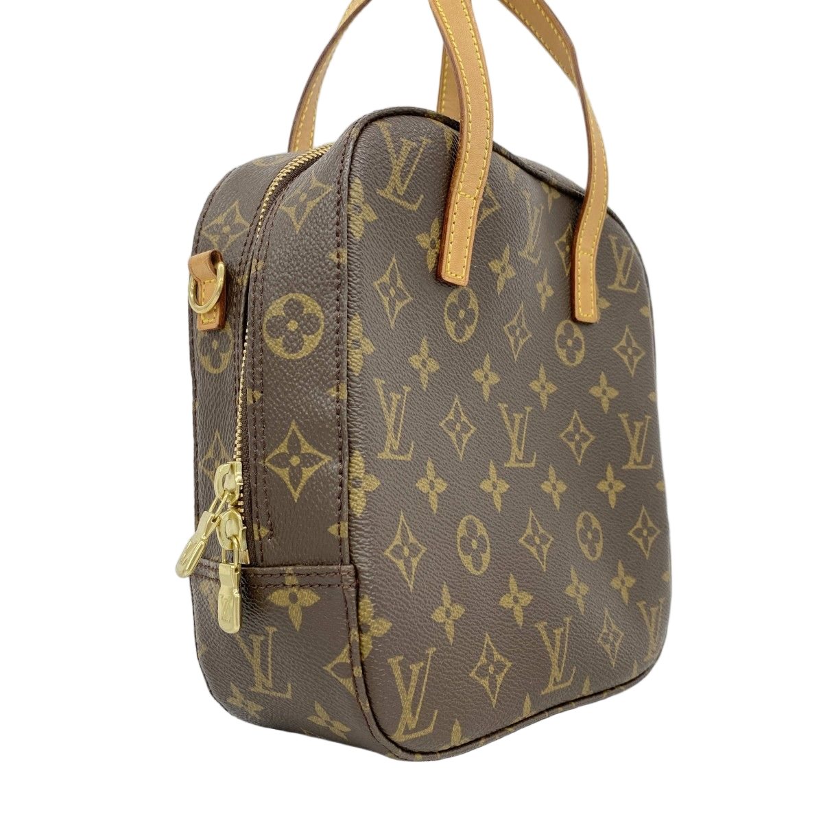 Louis Vuitton Handbag Monogram Spontini Brown 2-Way — view 2
