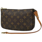 Louis Vuitton Pochette Monogram Brown Pouch