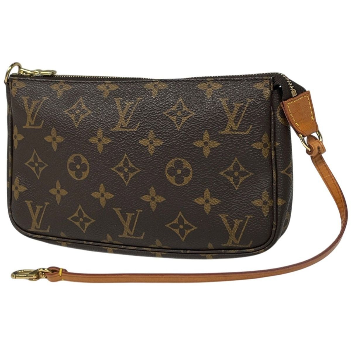 Louis Vuitton Pochette Monogram Brown Pouch