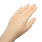 Chanel Ultra Small Gold Diamond Ceramic Ring