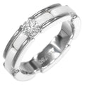 Chanel Ultra Small Gold Diamond Ceramic Ring