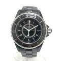 Chanel Watch Ceramic Black