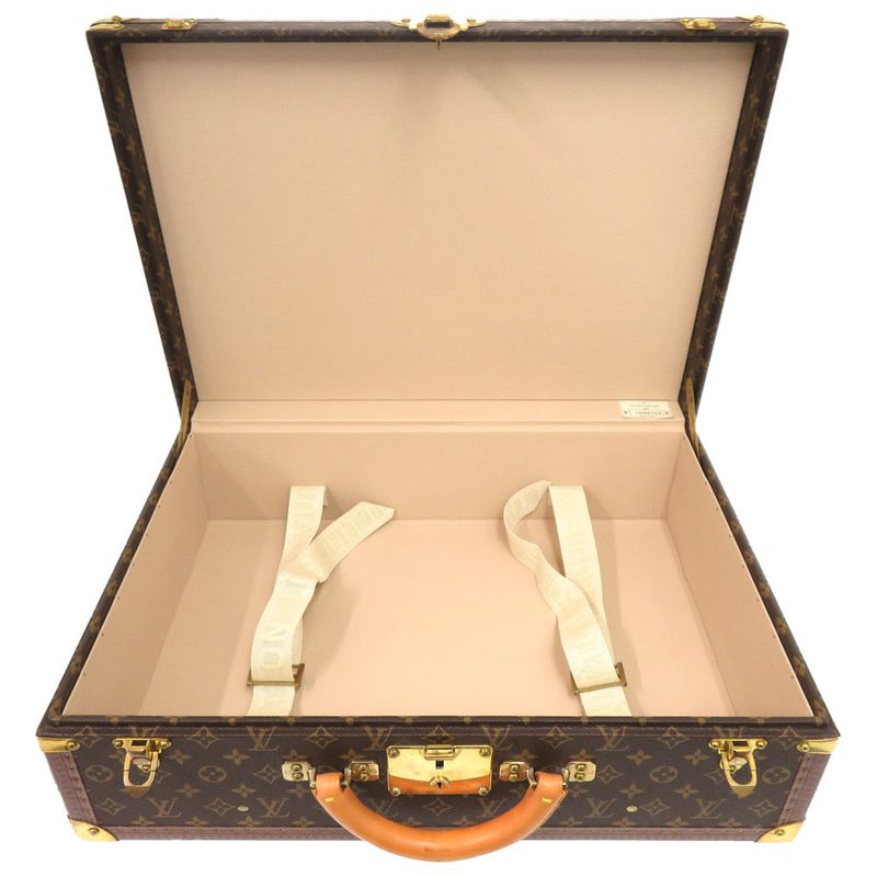 Louis Vuitton Bisten 55 Monogram Trunk Case Bag 1857 — view 7
