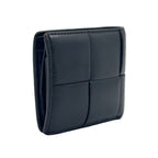 Bottega Veneta Bifold Leather Black Wallet Silver — view 2