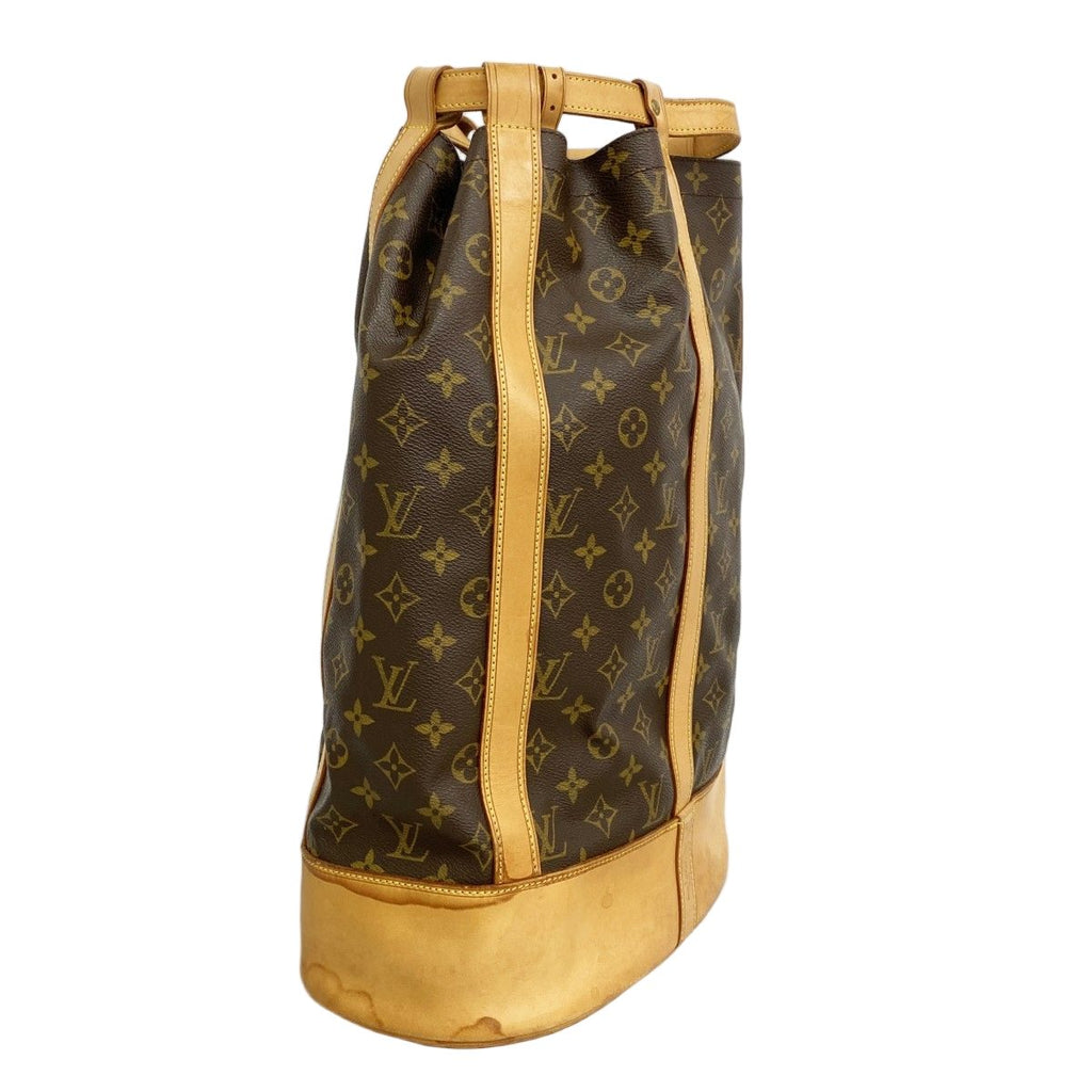 Louis Vuitton Shoulder Bag Monogram Randonnee GM Brown — view 2