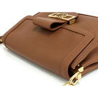 Louis Vuitton Shoulder Bag Dauphine Soft MM Cognac Calf Leather — view 3