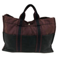 Hermes Fourre Tout MM Tote Bag Brown Black
