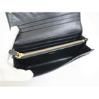 Prada Wallet Black Gold Leather — view 6