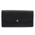 Louis Vuitton Monogram Empreinte Portefeuille Emily Bifold Wallet Noir Black
