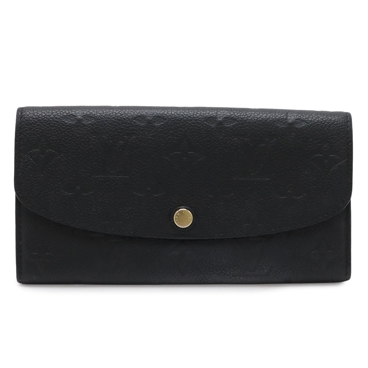 Louis Vuitton Monogram Empreinte Portefeuille Emily Bifold Wallet Noir Black