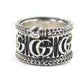 Gucci Snake Double G AG 925 Ring Silver 14 Size To No Box
