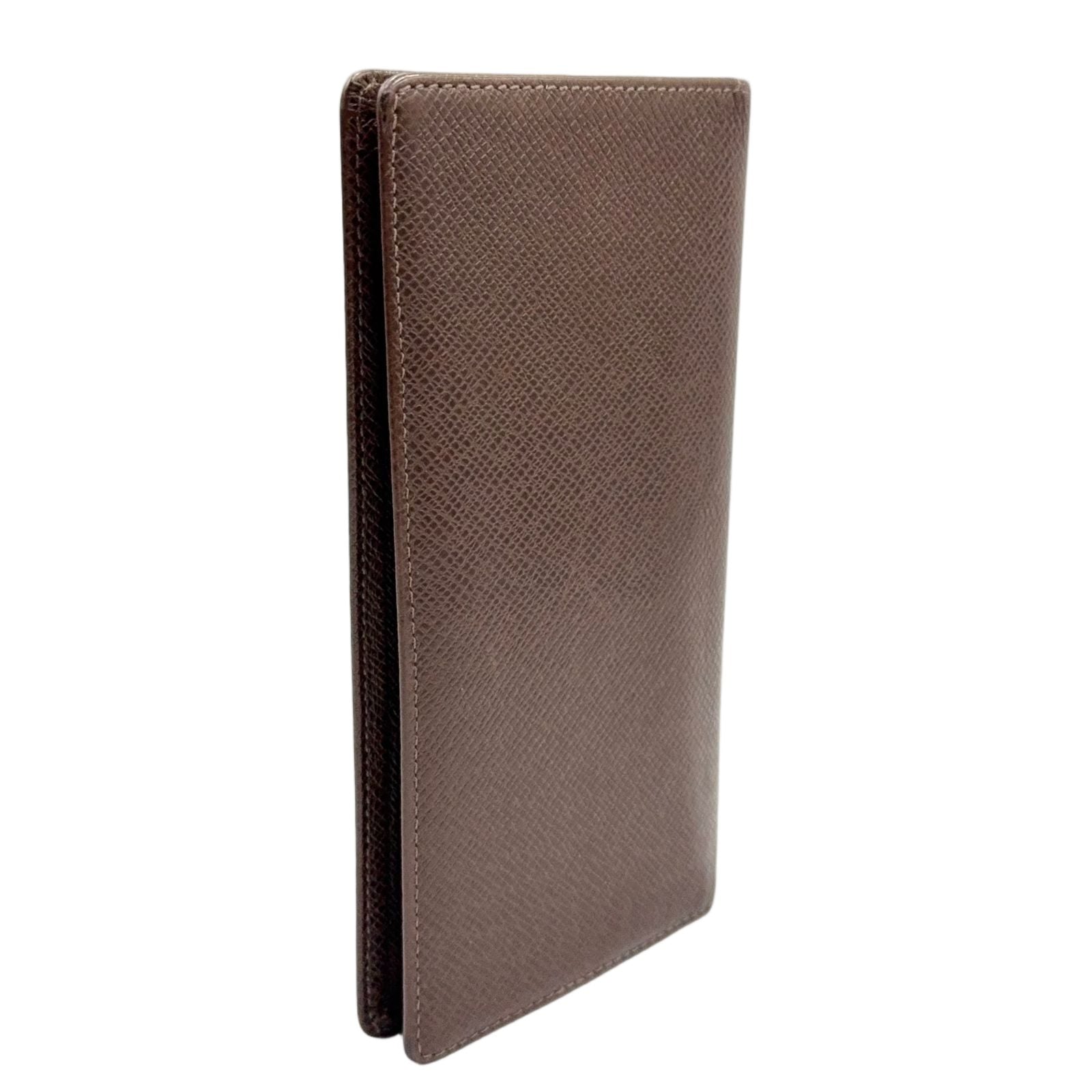 Louis Vuitton Porte Valle Carte Cles Taiga Leather Dark Brown Wallet — view 2