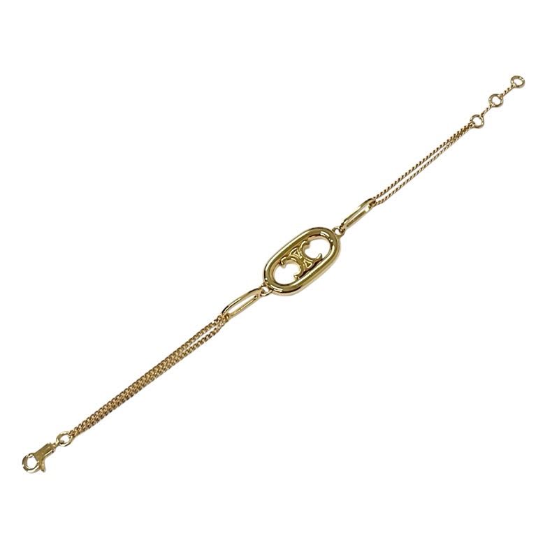 Celine Bracelet Bangle Cuff Gold Triomphe — view 5
