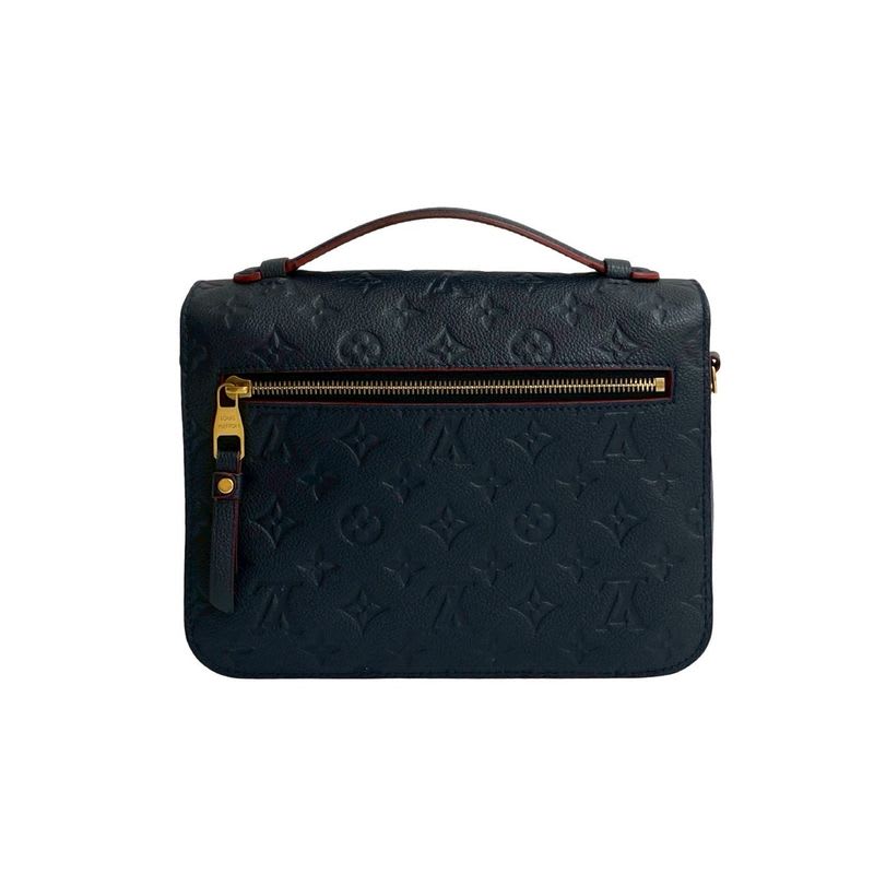 Louis Vuitton Pochette Metis MM Monogram Empreinte Leather Shoulder Bag Handbag