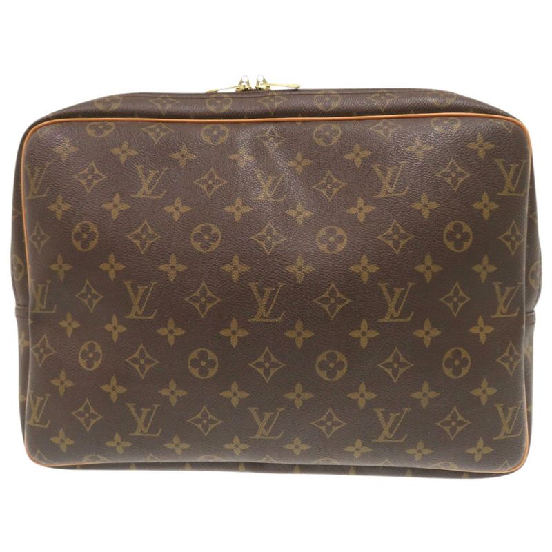 Louis Vuitton Reporter GM Monogram Brown Shoulder Bag 0241 — view 2