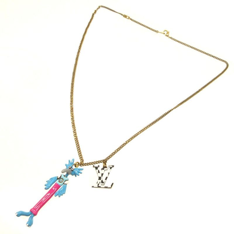 Louis Vuitton Mp2928 Pendant Animals Metal Necklace 0075 — view 2