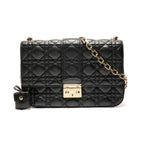 Dior Shoulder Bag Leather Chain New Rock Flap